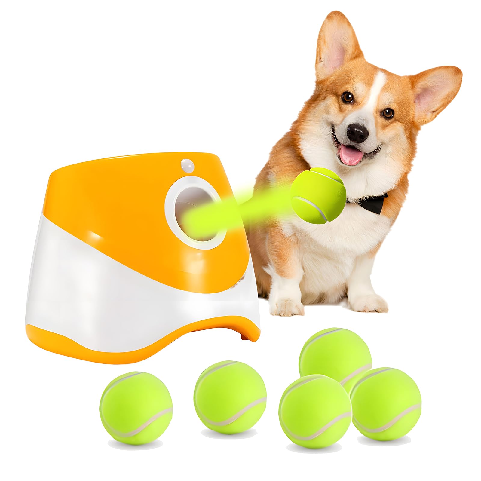 Catapult Launcher Toy - قاذف كرات تفاعلي للكلاب، لعبة تدريب