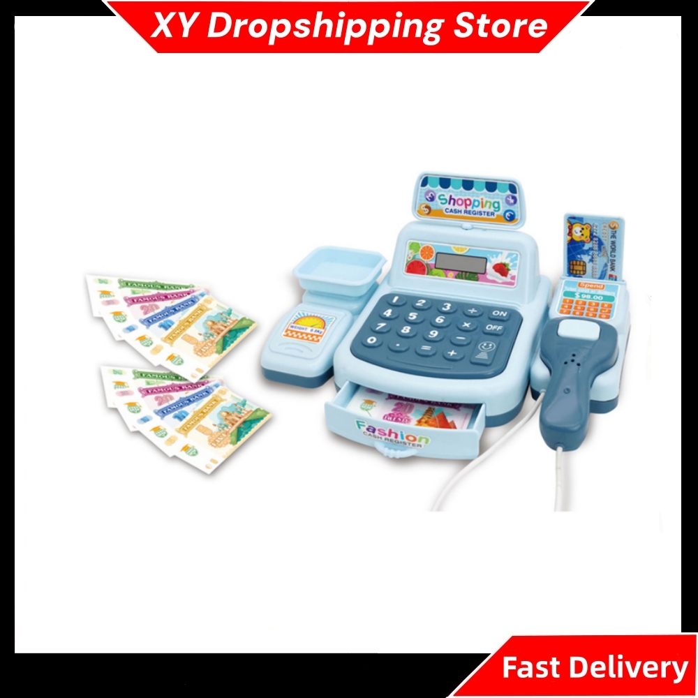 Toy Cash Register - مجموعة ألعاب ماكينة تسجيل النقد، لعبة