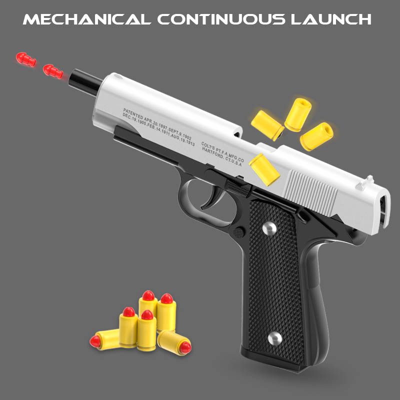 مسدس مسدس لعبة كولت M1911، غلا - مراجعة Catapult Launcher Toy وسعره