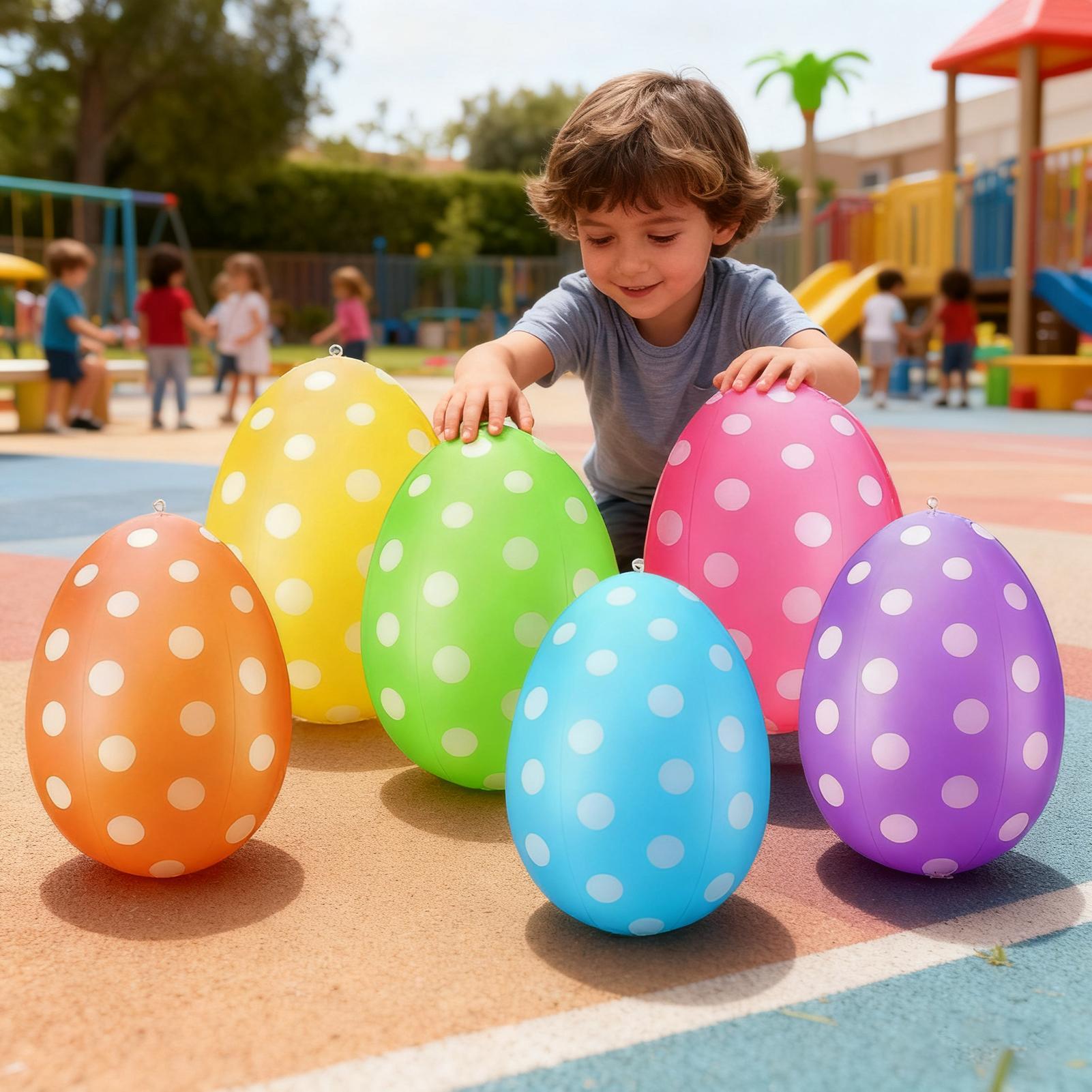 نفخ بيض عيد الفصح 6 قطعة/المجم - مراجعة Kids Yard Toys وسعره