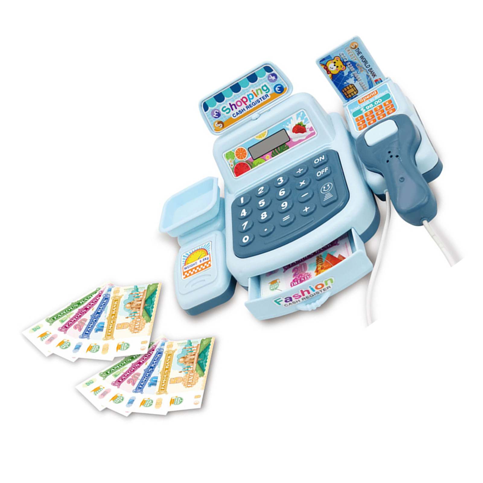 مجموعة ألعاب ماكينة تسجيل النق - مراجعة Toy Cash Register وسعره