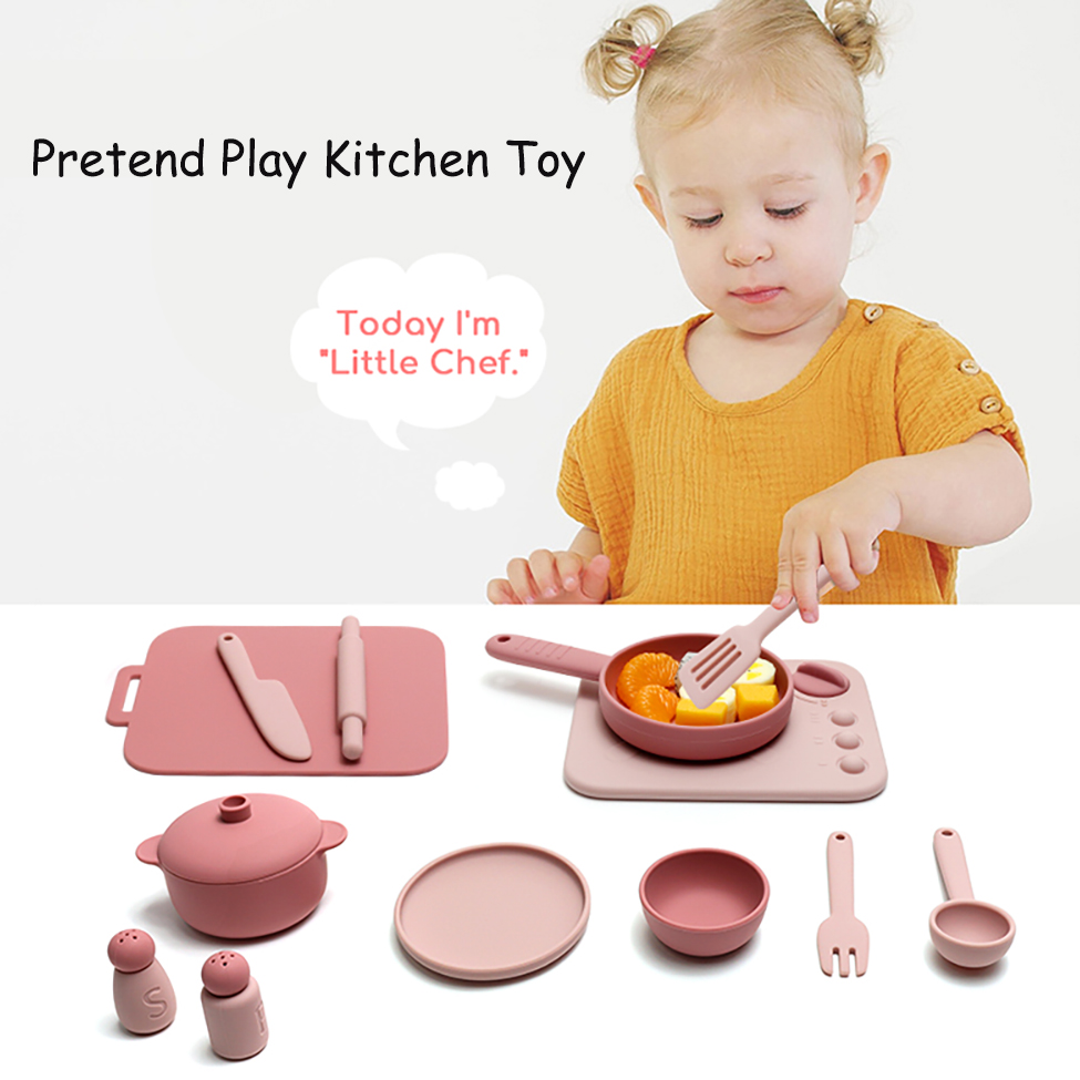 مجموعة ألعاب طهي من السيليكون  - مراجعة Kids Toys Kitchen Set وسعره