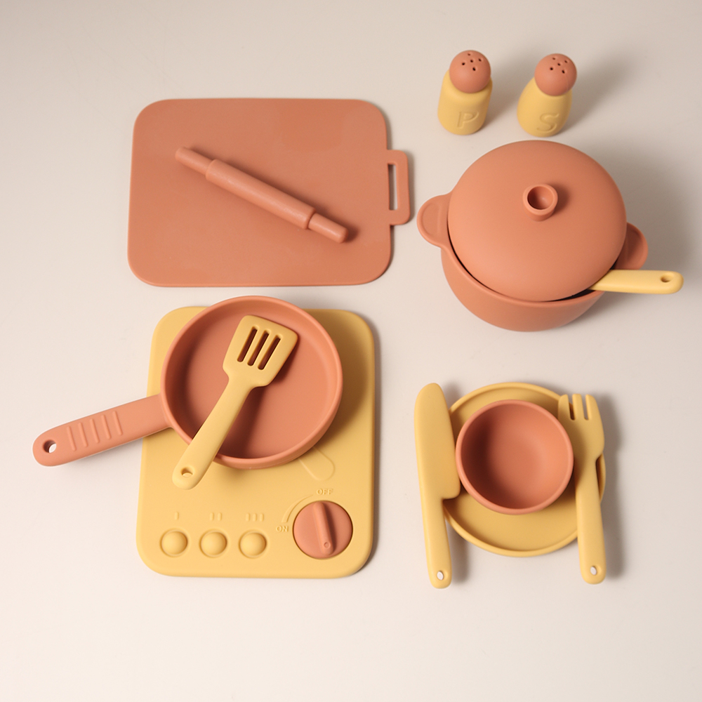 مجموعة ألعاب طهي من السيليكون  - مراجعة Kids Toys Kitchen Set وسعره